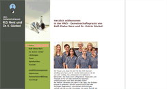 Desktop Screenshot of praxis-nerz-gueckel.de